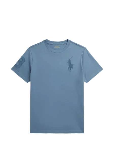 Koszulka polo dziecięca Polo Ralph Lauren niebieska