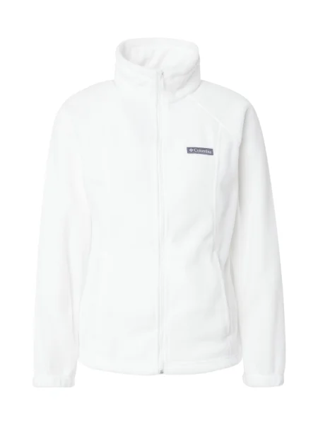 COLUMBIA Jachetă fleece funcțională Benton Springs' alb