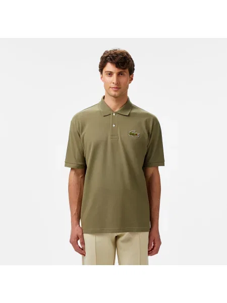 Lacoste поло унісекс Loose Fit зелене