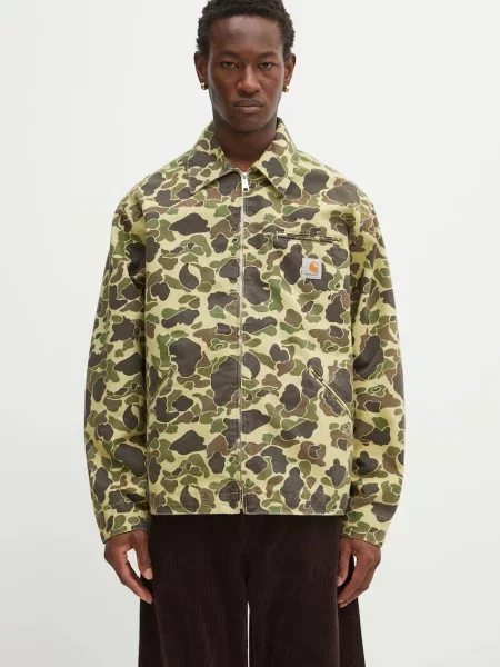 Carhartt WIP jachetă de Duck Detroit Jacket de tranziție verde