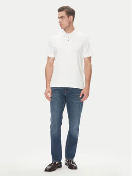 Calvin Klein Polokošile Supima bílá