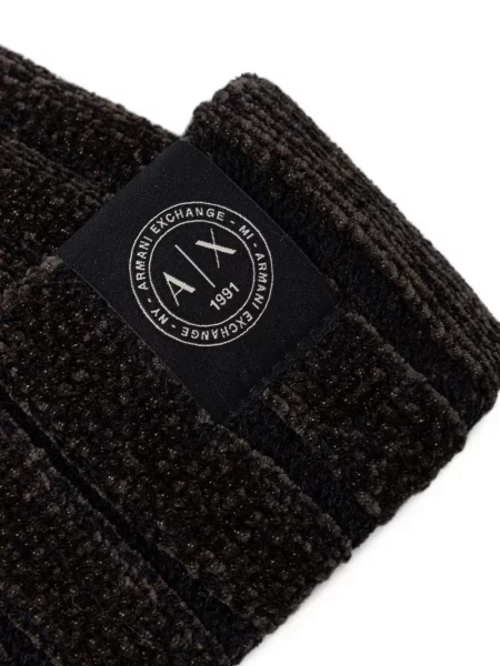 Căciulă Armani Exchange cu autograf verde