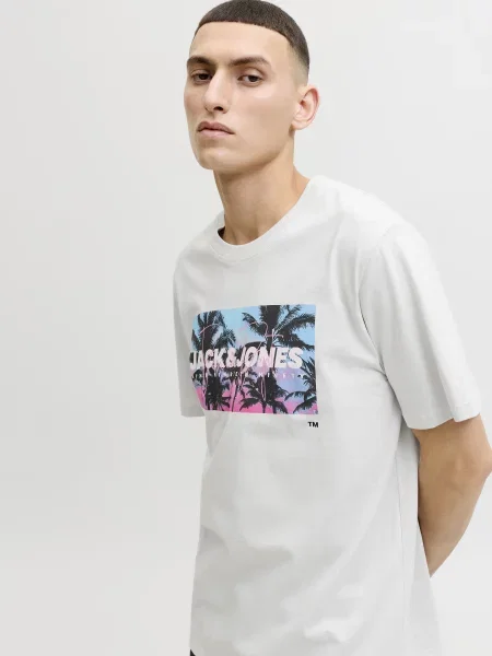 Футболка Jack & Jones серая