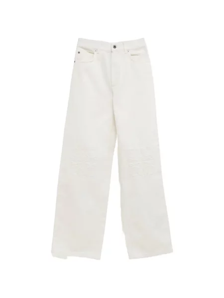 Blugi Loewe cu broderie alb