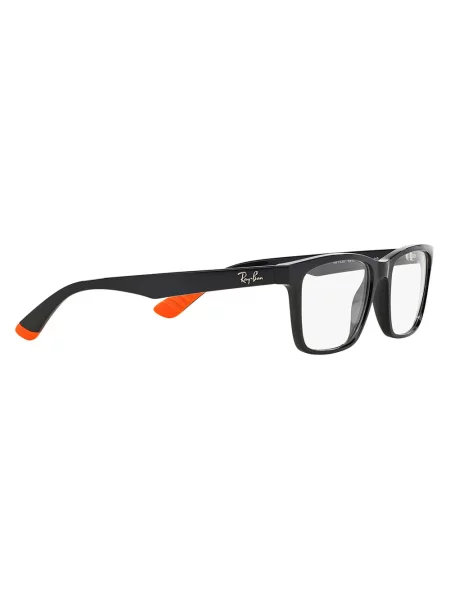 Ochelari de soare pătrați Ray-ban negru
