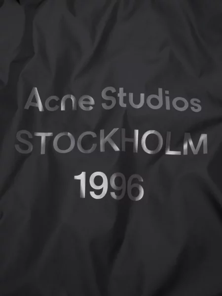 Geacă Acne Studios cu imagine negru
