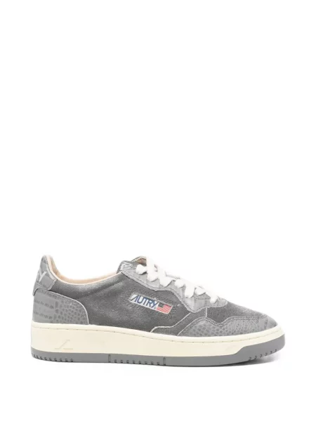 Sneakerși Autry din piele gri
