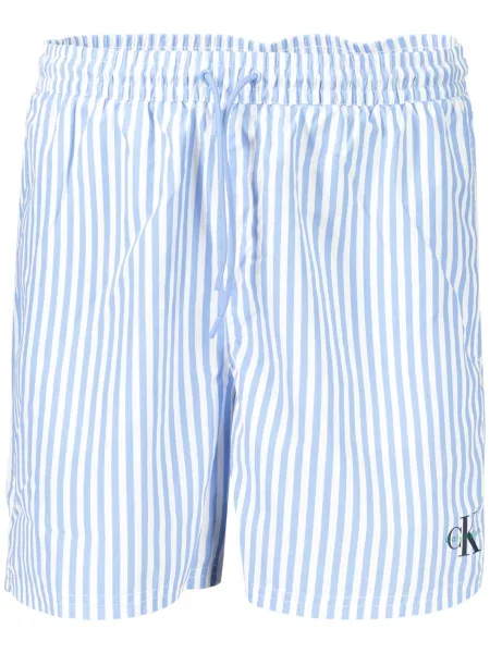 Nohavice Calvin Klein Swimwear biela