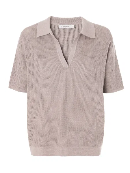 TATUUM Bluză / închis / maro deschis bej