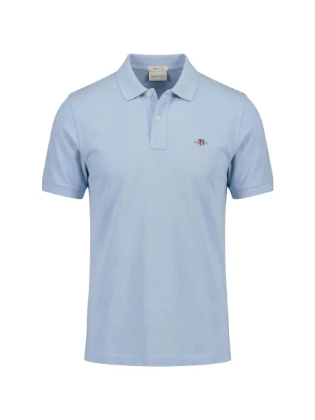 Tricou polo Gant albastru