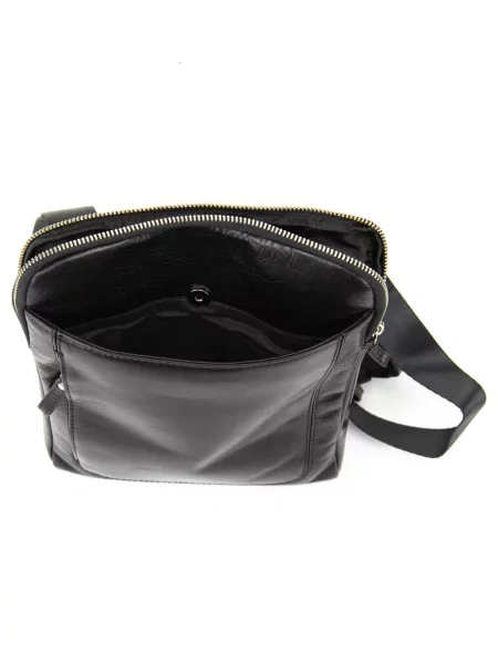 Кожаная сумка Royalbag черная