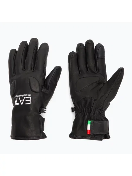 Рукавиці гірськолижні Emporio Armani Ski Technical no rings black чорні