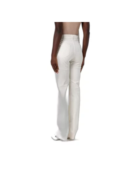 Jeansy straight leg Armani Exchange białe