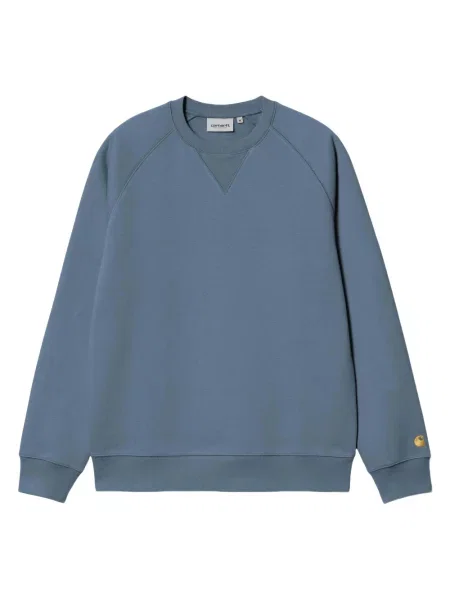 Carhartt WIP Chase Sweat Positano Mężczyźni Bluzy i bluzy z kapturem Carhartt WIP Size: S niebieski