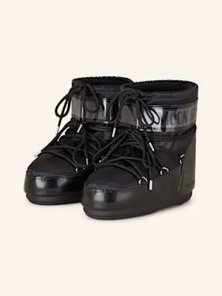 Śniegowce Moon Boot Icon Low Glance black czarne
