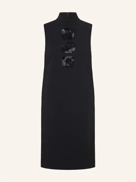 Šaty Max Mara Studio s kamínky černé
