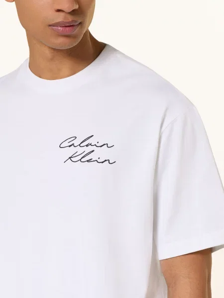 Calvin Klein Jeans Tričko / černá bílá