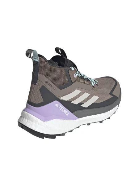 ADIDAS TERREX Nízke čižmy Free Hiker čokoládová / brokátová / levanduľová / biela hnedá