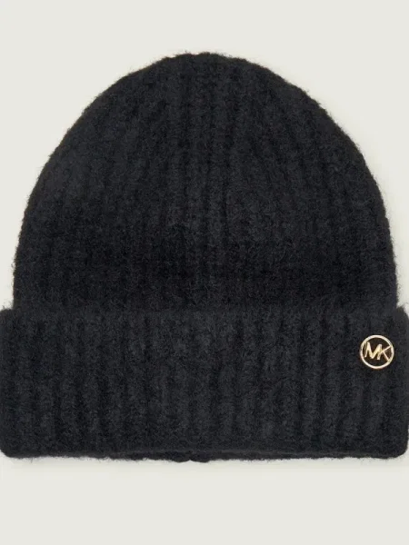 Michael Kors Căciulă FURRY cu adaos de lână negru