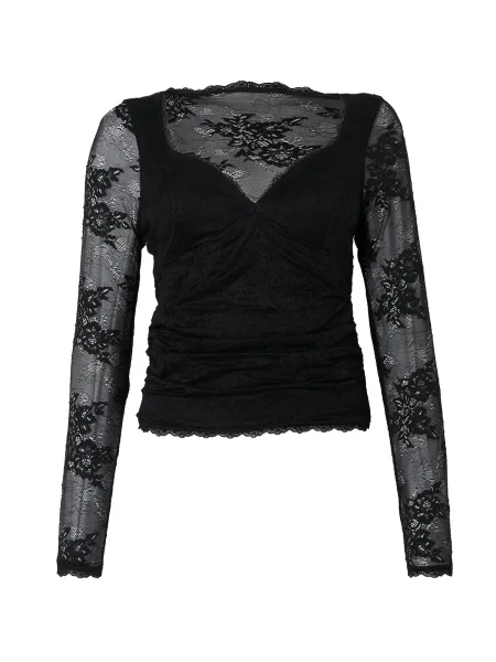 Abercrombie & Fitch Bluză negru