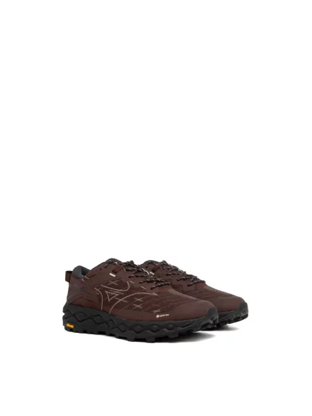 Sneakersy Mizuno skórzane brązowe