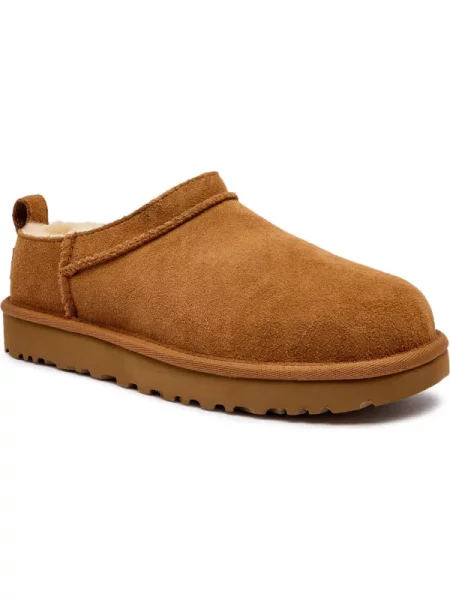 Pantofi Ugg din piele clasici maro