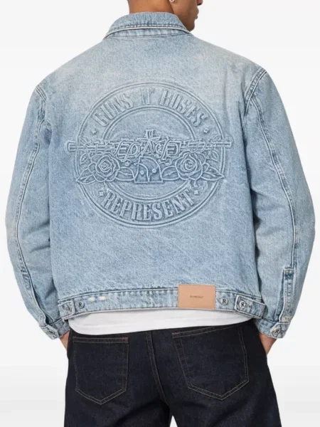 Дънково яке Represent синьо