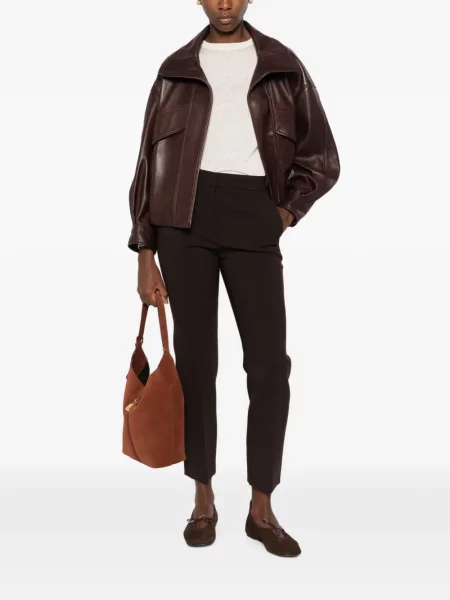Pantaloni Max Mara cu autograf maro