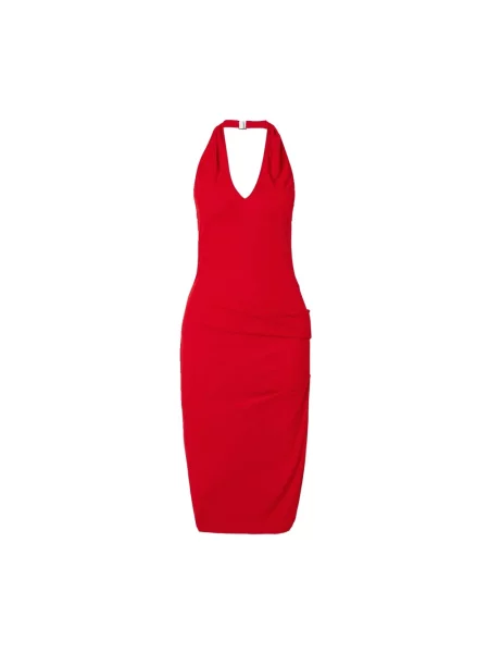 Sukienka midi Jacquemus czerwona