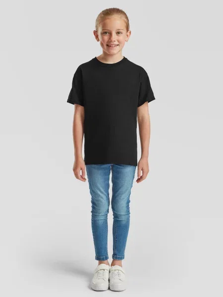 Tricou copii Fruit Of The Loom negru