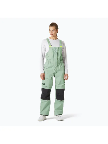 Pantaloni de navigație pentru femei Helly Hansen Pier Bib eucalyptus