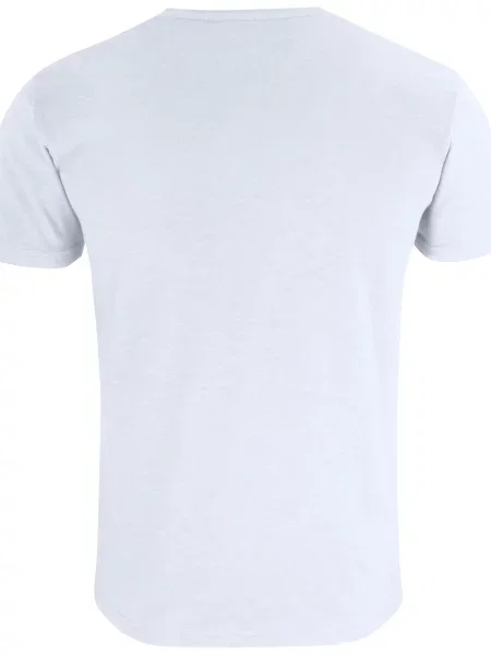 Clique Slub-T T-shirt – white biała