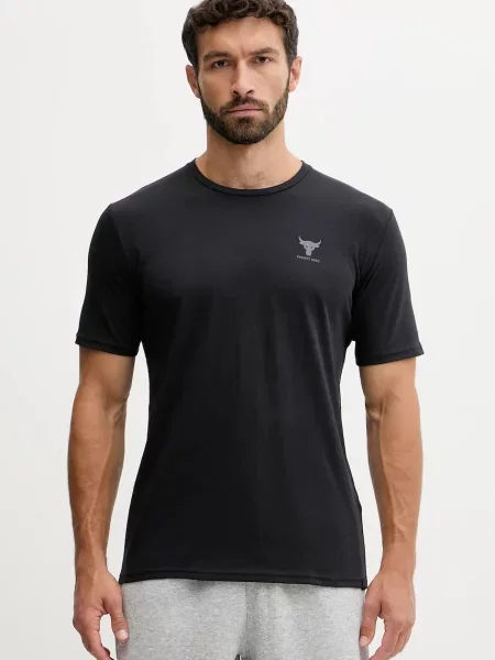 Тениска Under Armour с принт черно