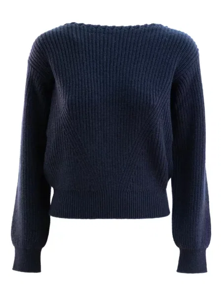 Pulover Ralph Lauren Collection cu decolteu barcă albastru