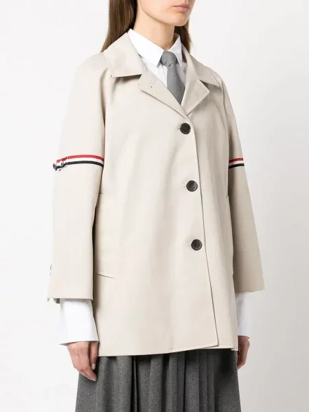 Krátký jednořadý kabát Thom Browne