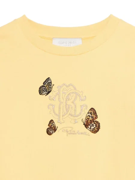 Bluza dziecięca Roberto Cavalli żółta