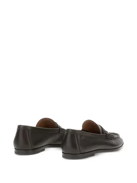 Pantofi loafer Common Projects cu bretele maro