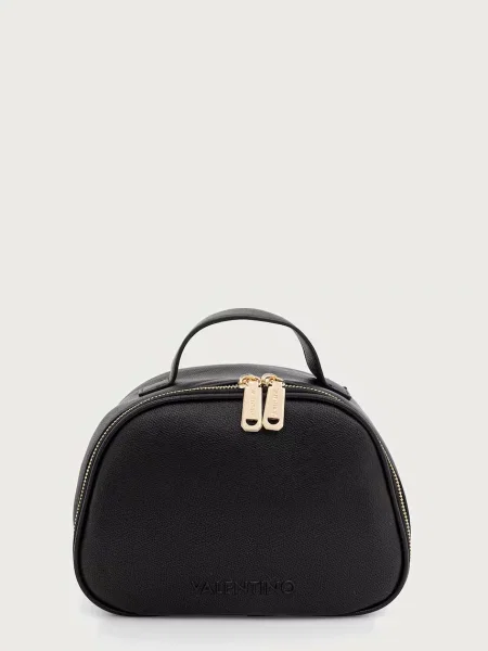 Valentino Bags cestovná kozmetická taška z imitácie kože BIANKA RE čierna