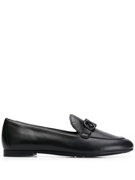 Pantofi loafer Ferragamo cu cataramă negru