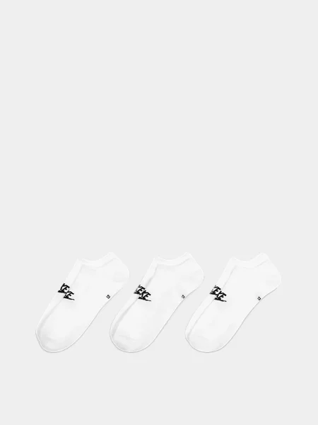 NIKE Набір шкарпеток Унісекс Білий/чорний білі