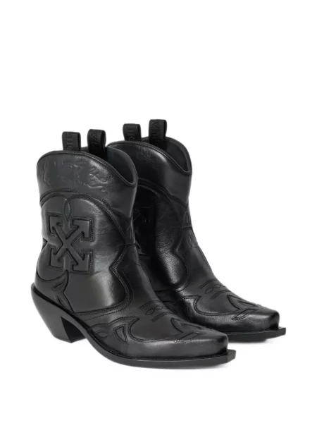 Cizme scurte Off-white alb