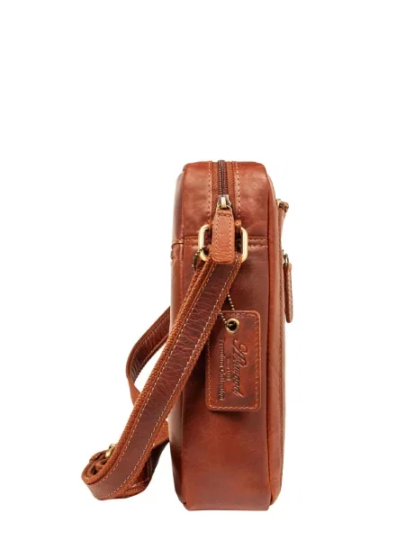 Ashwood Leather Мессенджер Світло-коричневий Шкіра коричнева