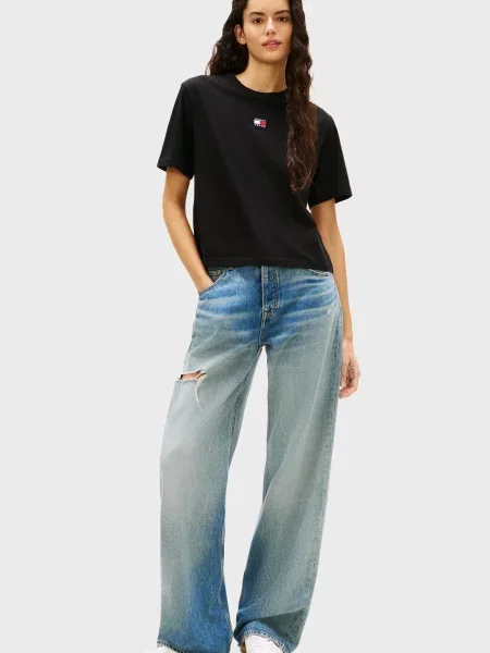 Футболка Tommy Jeans чорна