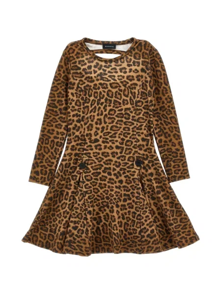 Sukienka dziecięca Monnalisa brązowa