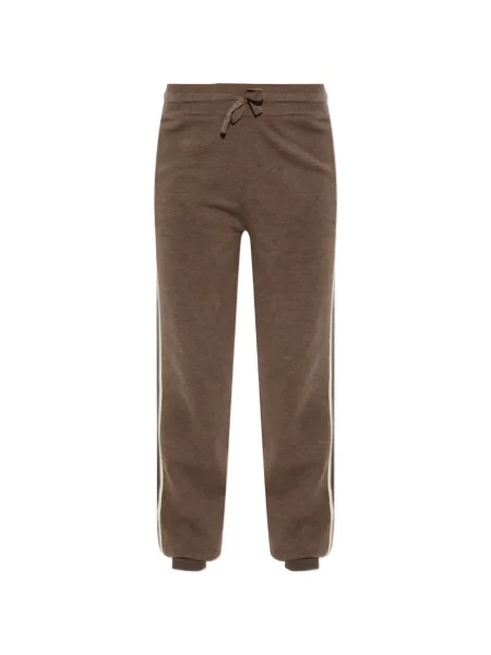 Pantaloni Bogner cu dungi alergare maro