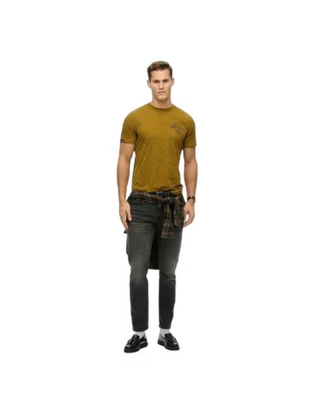 Koszulka Superdry Copper Label Relaxed żółta