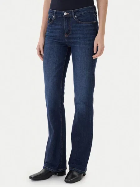 Tommy Hilfiger Jeansy Granatowy Bootcut Fit