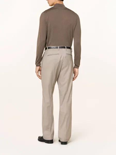 I'm Brian Spodnie Garniturowe Regular Fit beige beżowe