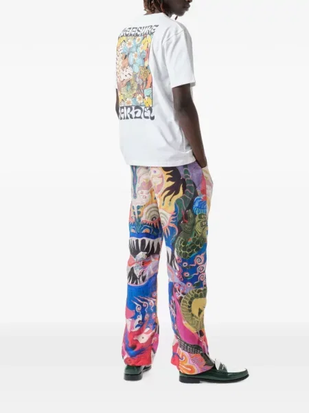 Tricou Endless Joy cu imagine alb