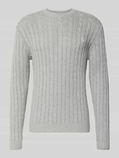 Sweter z dzianiny z czystej bawełny krój slim fit Review